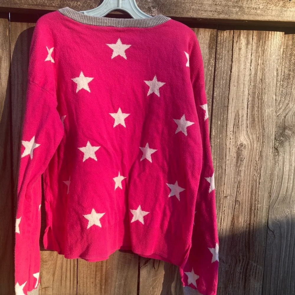 Gap pink sweater with stars